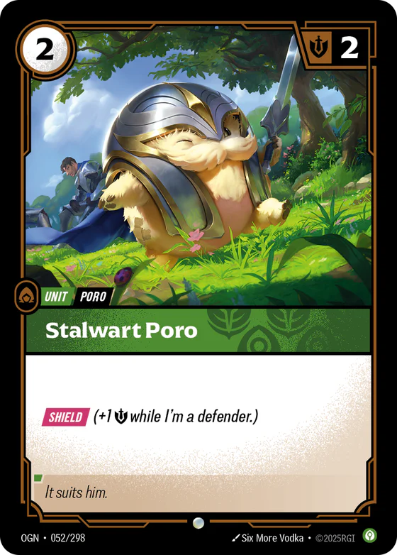 Stalwart Poro unit card