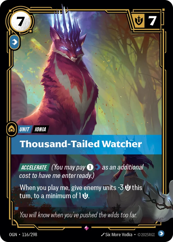 Thousand-Tailed Watcher unit card