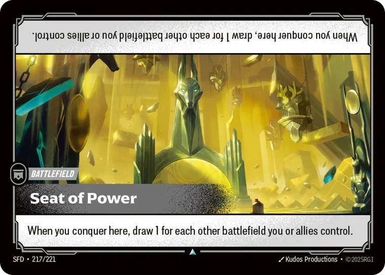 Seat of Power battlefield card
