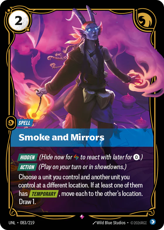 Smoke and Mirrors spell card