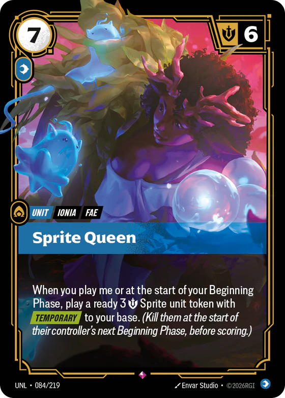 Sprite Queen unit card