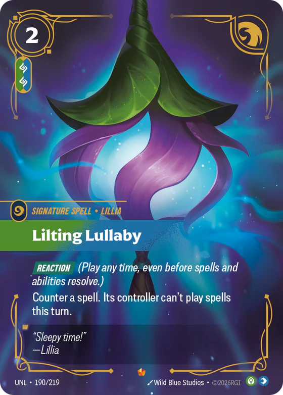 Lilting Lullaby spell card